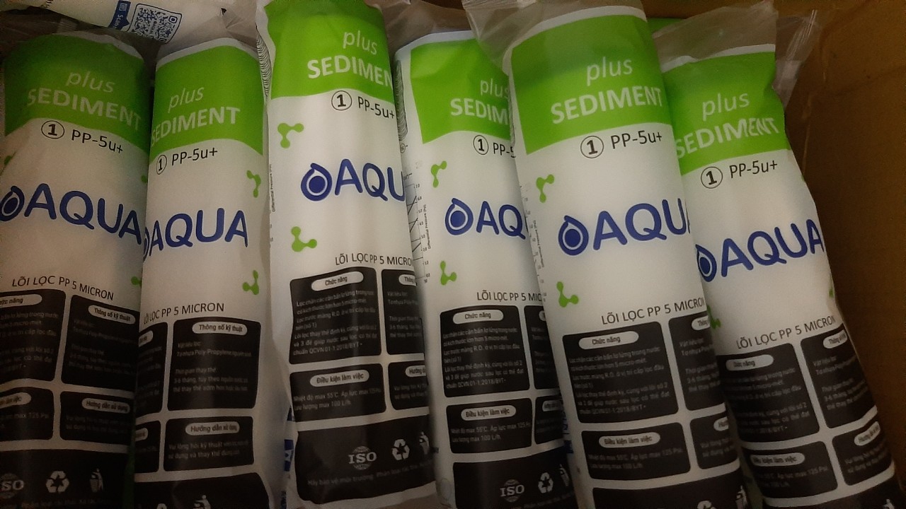 Lõi lọc số 1 Aqua cho máy lọc nước- Lõi lọc Aqua số 1 dùng được cho mọi loại máy lọc nước