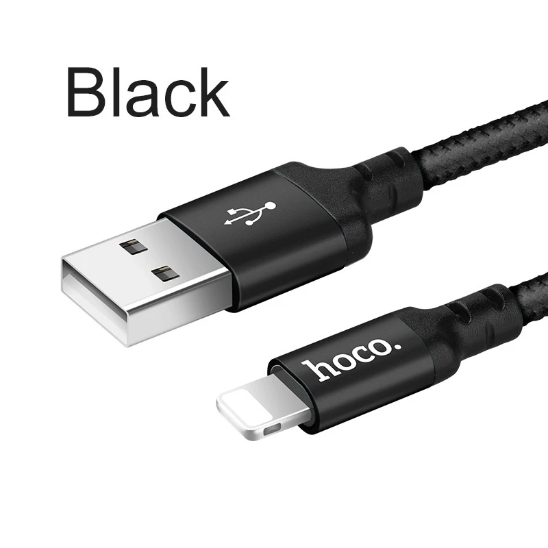 Cáp sạc HOCO X14 | USB to L | dây dù chống đứt, dài 2m | chính hãng | Bảo hành 6 Tháng