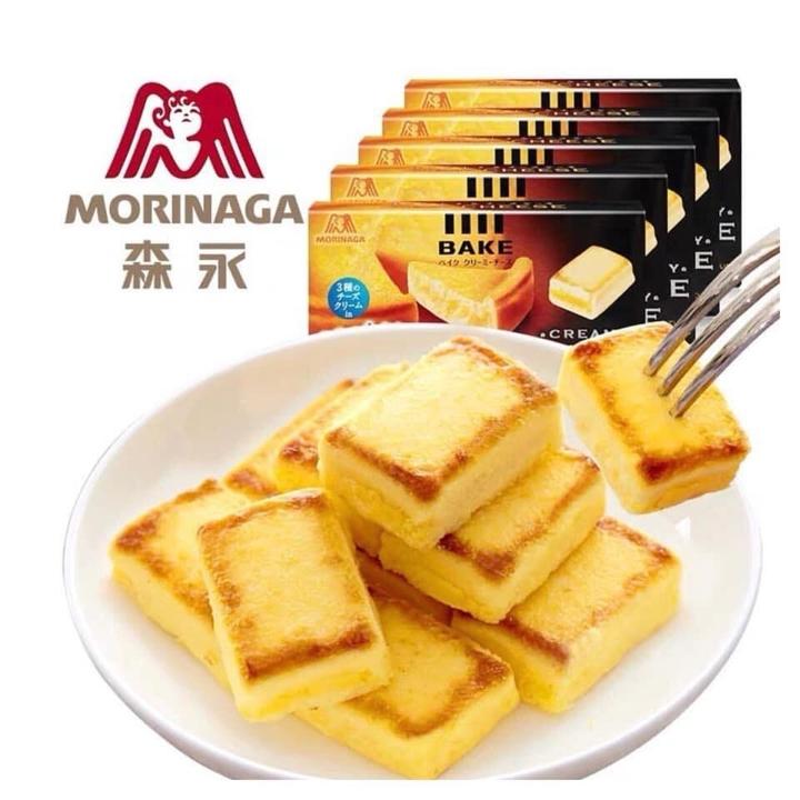 Bánh phô mai nướng Cheese bake hãng Morigana 45g Nhật Bản