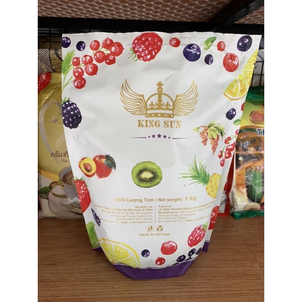 Bột trà sữa hương khoai môn king -1kg