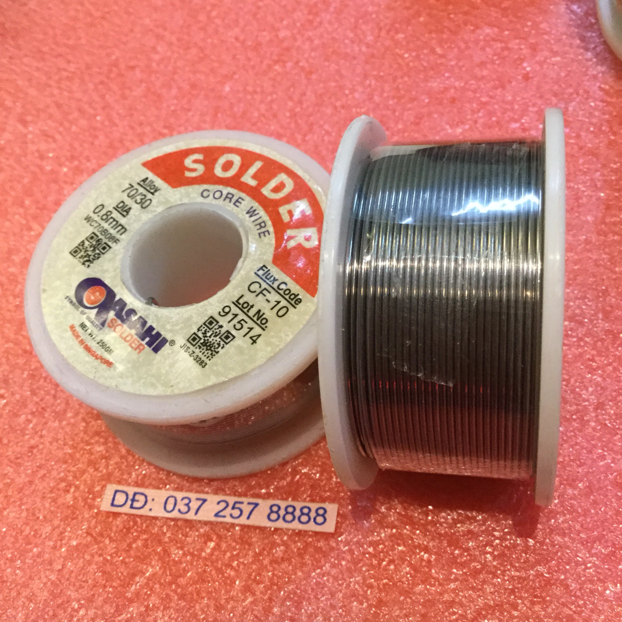 Thiếc hàn SOLDER 0.8 mm-100 gam (1 cuộn)