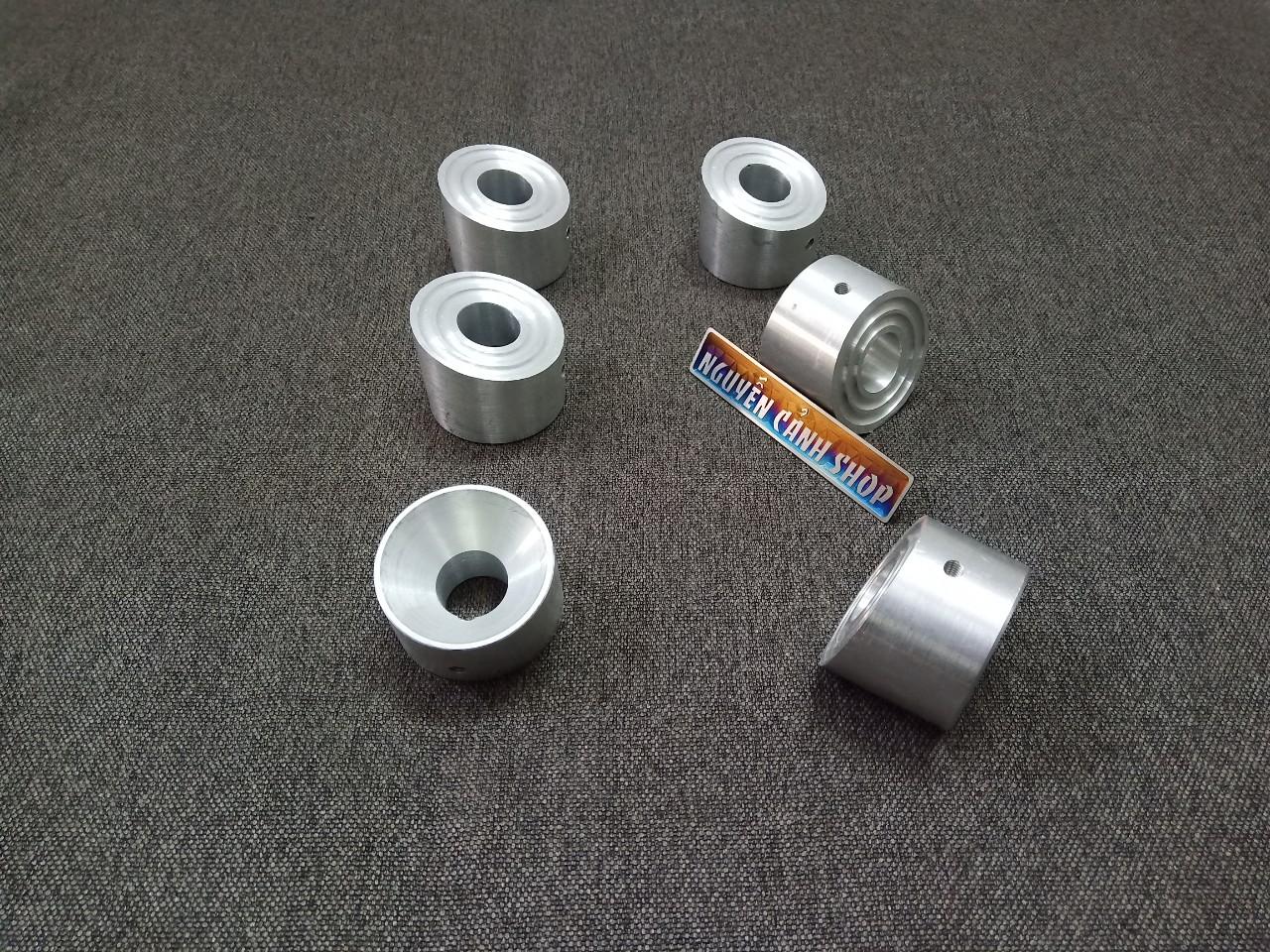 tiu tiện pô leovince xéo nhôm cnc