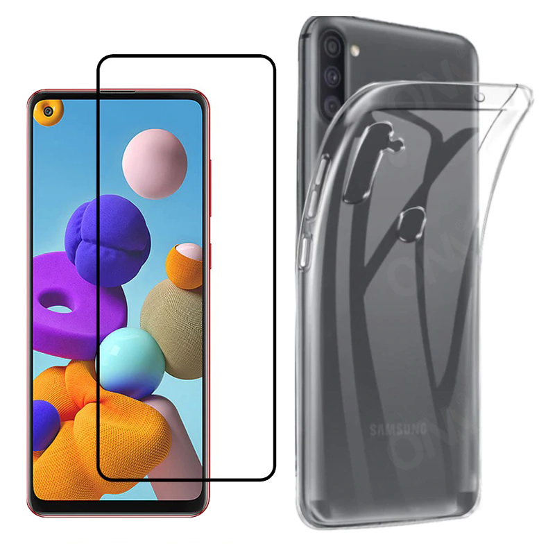 Ốp lưng, kính cường lực điện thoại Samsung Galaxy M11 dẻo trongTPU ôm sát máy, đẹp tinh tế