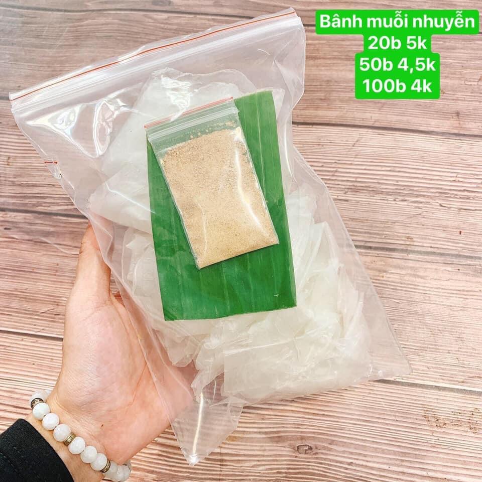 10 bịch bánh tráng phơi sương muối nhuyễn