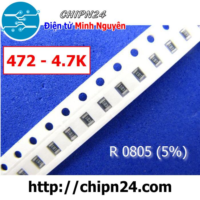 [50 con] (kx) điện trở dán smd 0805 5% (2.0x1.2mm) (0r 0.1r 0.15r 0.22r 0.33r 0.47r 0.5r 0.68r 0.75r 0.82r)- [chọn loại]
