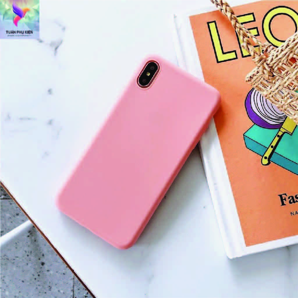 Ốp lưng iphone - ốp lưng điện thoại iphone trơn màu dẻo 7 màu - full các dòng iphone