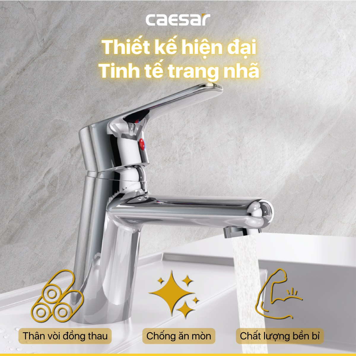 Vòi Lavabo Nóng Lạnh B430CU