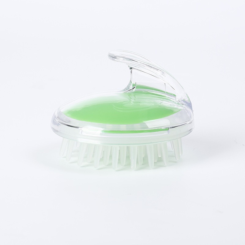 Lược Gội Đầu Vừa Làm Sạch Tẩy Tế Bào Kiêm Massage Da Đầu Hình Tròn 379 Có Tay Cầm Tiện Dụng - hazo