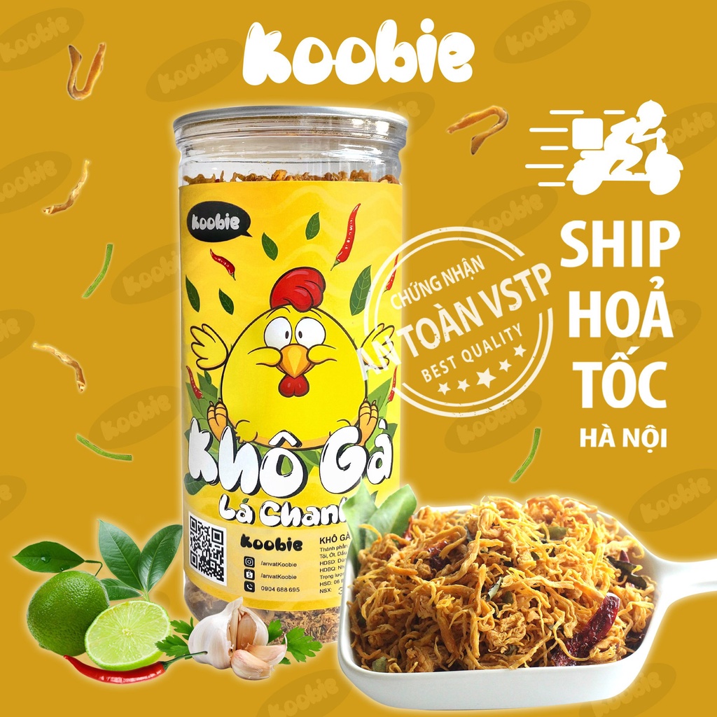 BÁO GIÁ Bầu 3 Tháng Đầu An Khô Gà Lá Chanh Được Không | Shopee Lazada Sendo Tiki mới nhất 72 Khô gà lá chanh Koobie 300g, đồ ăn vặt ngon an toàn vệ sinh, giao hàng siêu tốc