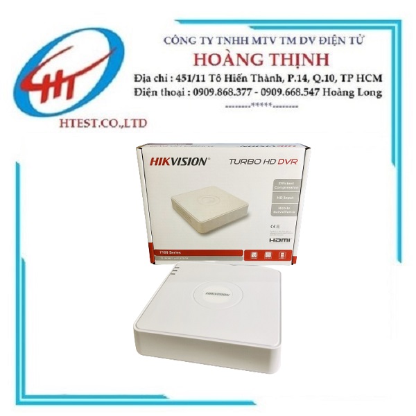 Đầu ghi hình camera 4 kênh Hikvision - Hàng chính hãng - Đầu ghi hình camera DS-7104HGHI-F1