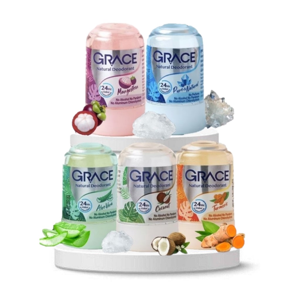 Grace Natural Crystal Deodorant Stick 70G