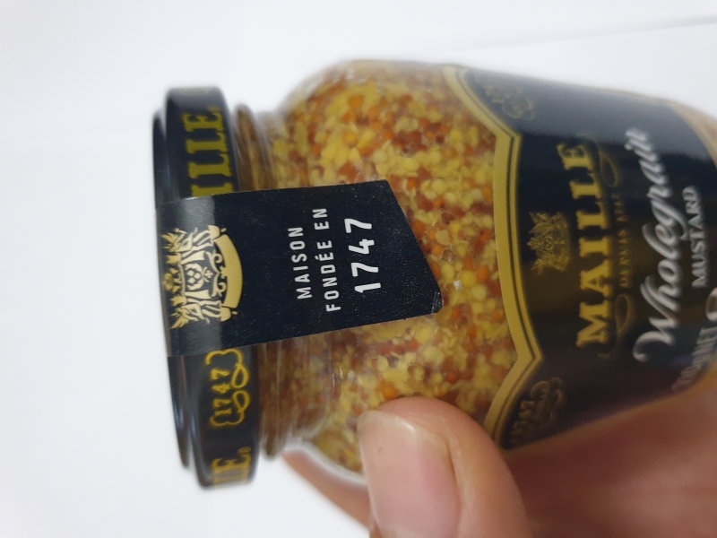Mù tạt nguyên hạt maille - Maille mustard Old Style lọ 210g nhập khẩu Pháp