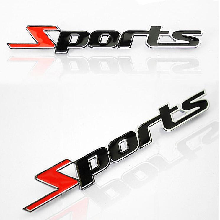 Logo dán S P O R T xe hơi