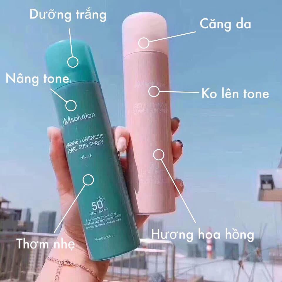 [HCM]Xịt chống nắng toàn thân Jm Solution SPF 50 Pa++++