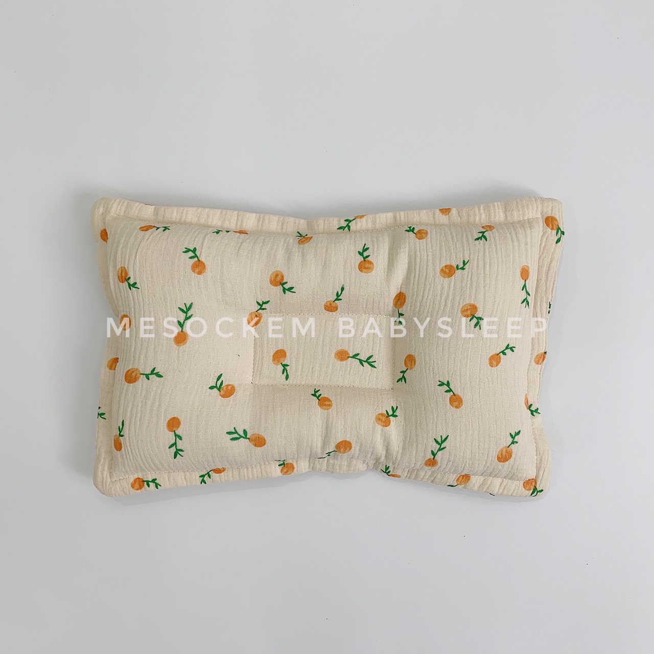Gối lõm chống bẹp đầu muslin cho bé
