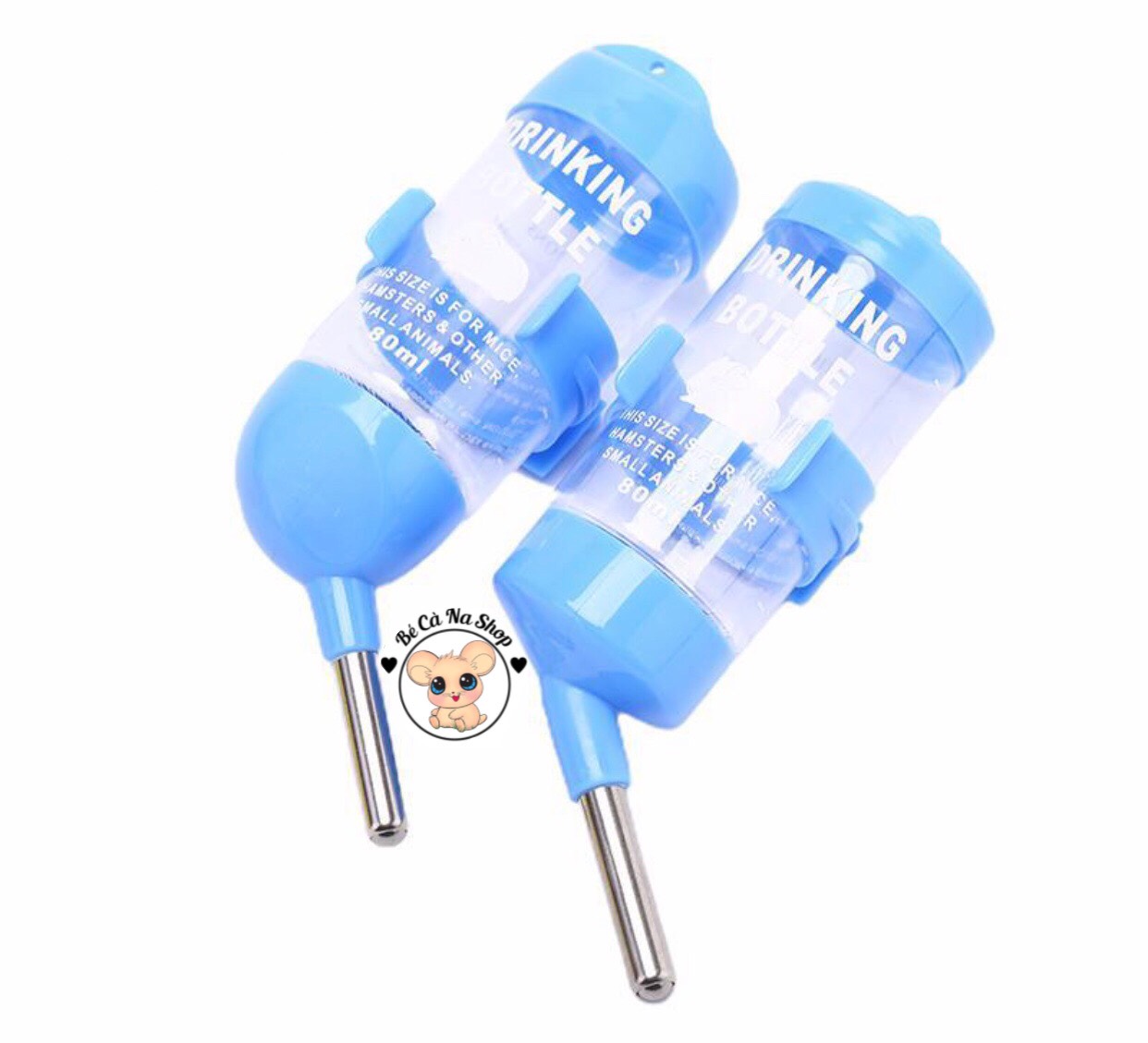 bình nước bi 80ml và 125ml cho hamster (hàng nhập khẩu xịn chống rỉ nước)