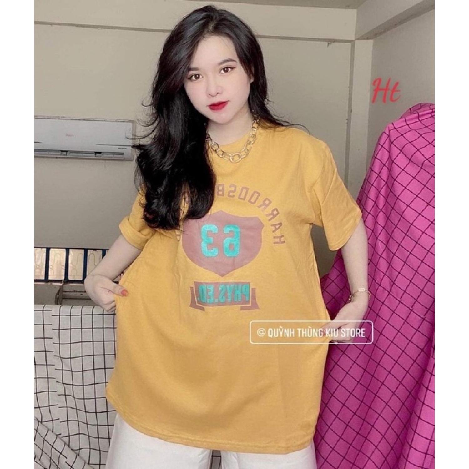 Áo phông 3d in thỏ uống trà sữa HARIQUEEN