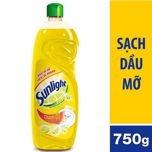 Chai Nước Rửa Chén Bát Sunlight Chanh100/750g