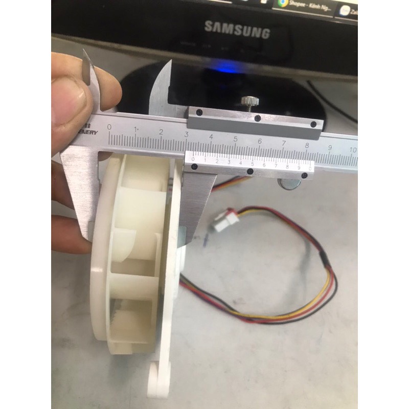 quạt gió tủ lạnh LG mới chính hãng
