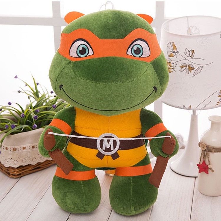 Thú nhồi bông ninja rùa mắt to