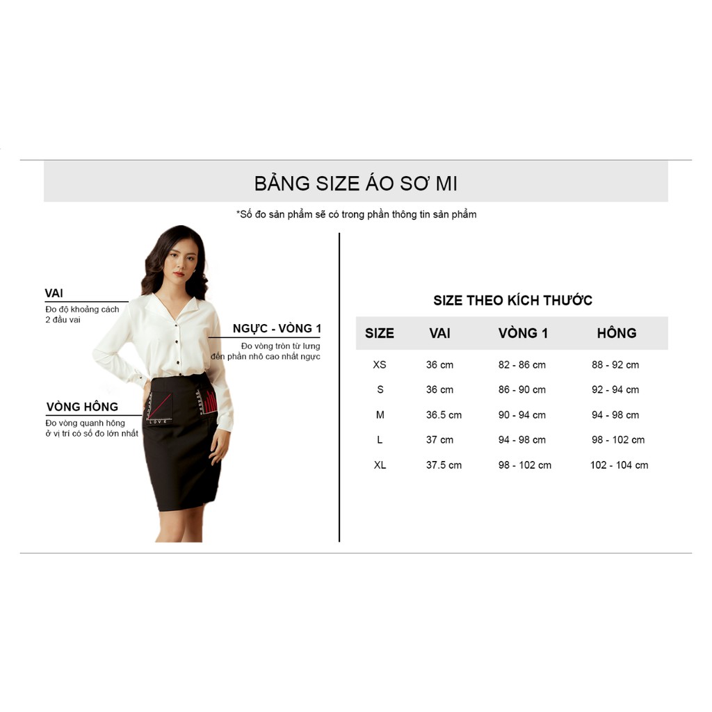 Áo sơ mi nữ form cơ bản GUMAC thiết kế công sở, basic màu trắng AB403 size M