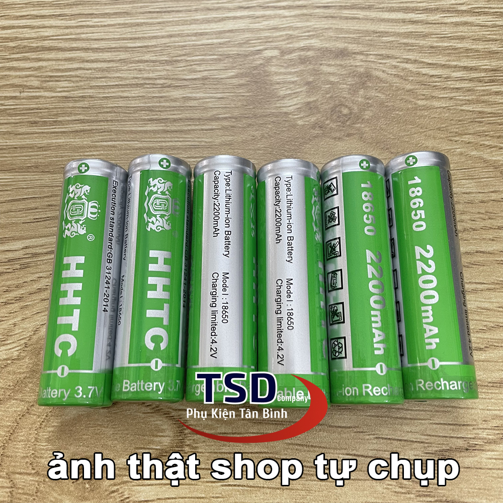 Pin 18650 Lithium-ion 18650 4.2V Dung Lượng 2200mAh