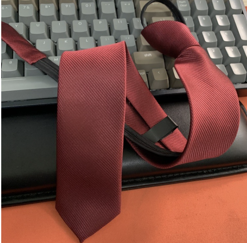 [HCM]Cà vạt nam thắt sẵn 5cm vải lụa xéo đẹp sang trọng phù hợp công sở