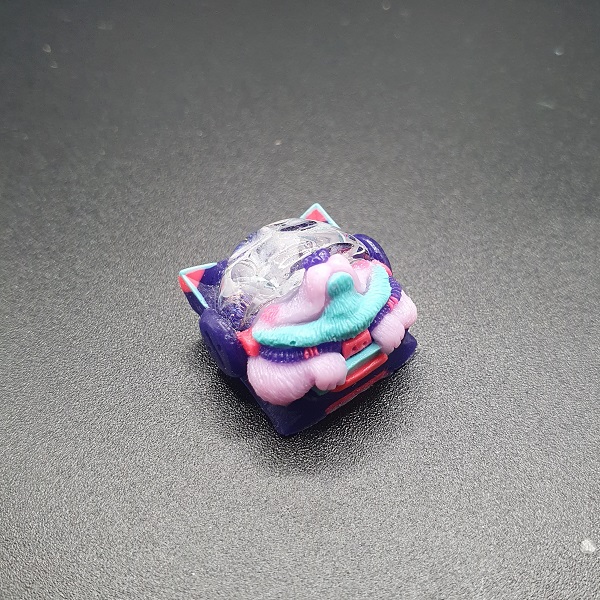 Artisan Keycap nút bàn phím cơ Sirius 006 xanh tím