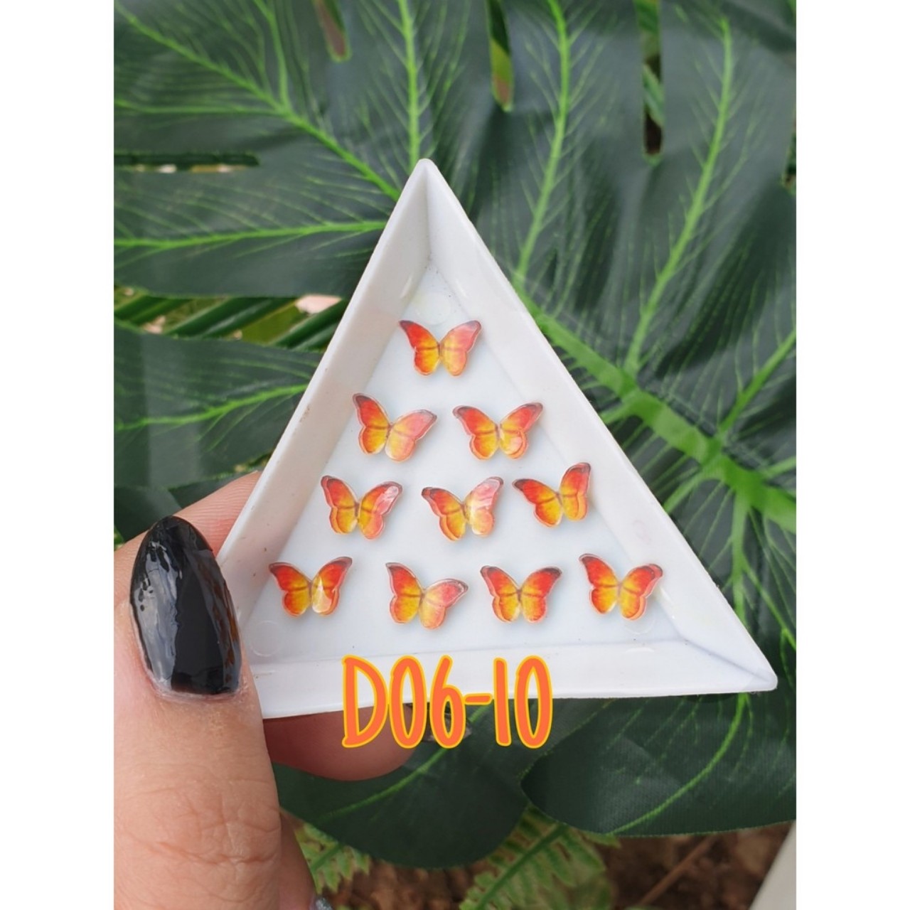 Set bướm pha lê đính móng 10c - BYH075