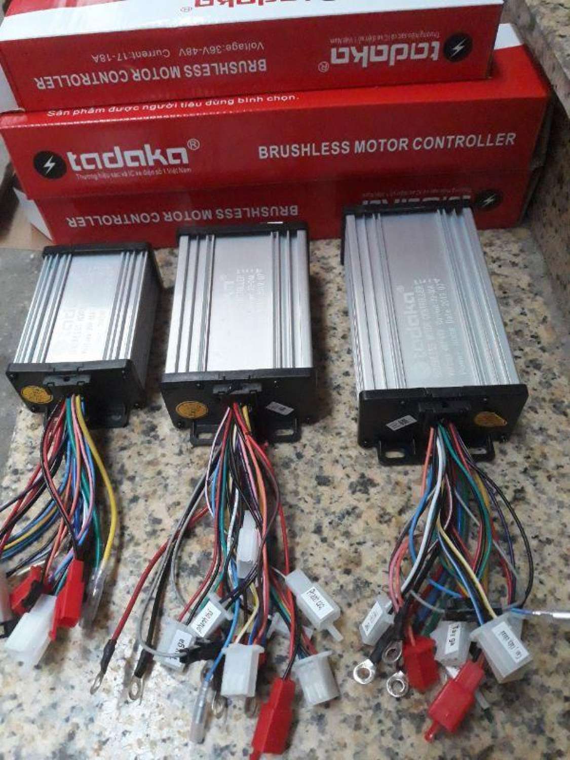 Điều tốc BLDC- Điều tốc xe điện 500W Cao Cấp Sóng Sin êm