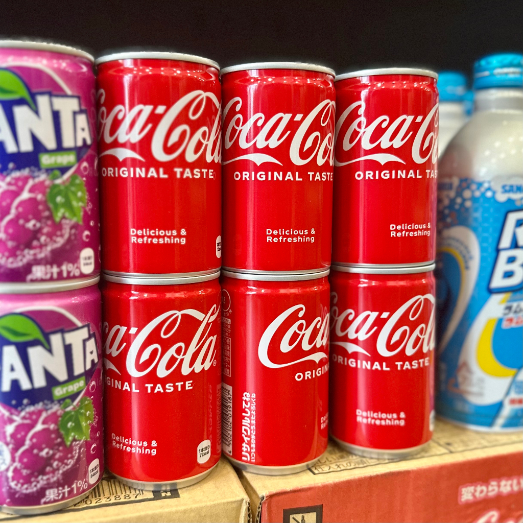 Nước ngọt có ga Coca Nhật Bản Lon mini 160ml, vị thanh ga cực mạnh
