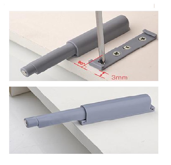 NÚT NHẤN-MỞ, HÍT CÁNH TỦ NAM CHÂM INOX