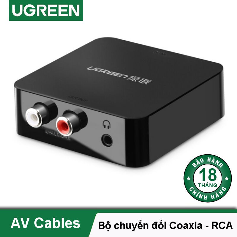 Bộ chuyển đổi quang sang av ugreen 30523 - bộ converter quang sang av