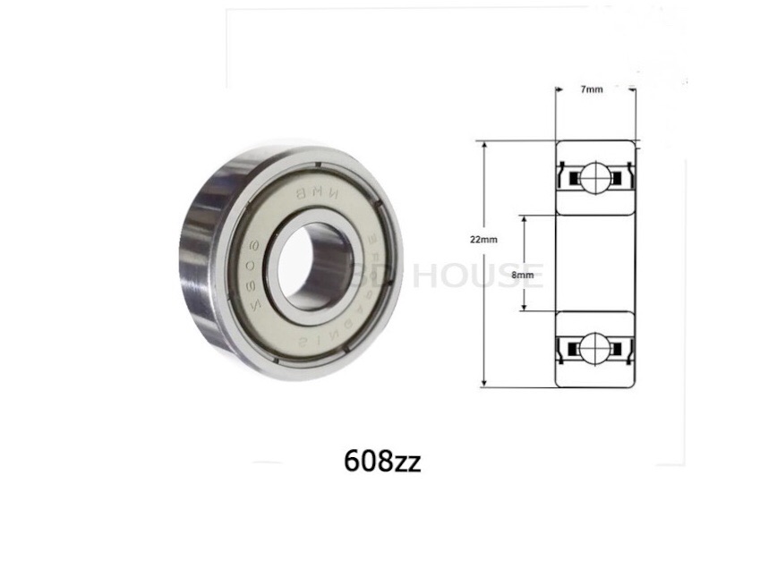 Vòng bi bạc đạn 608zz, 688zz, 625zz