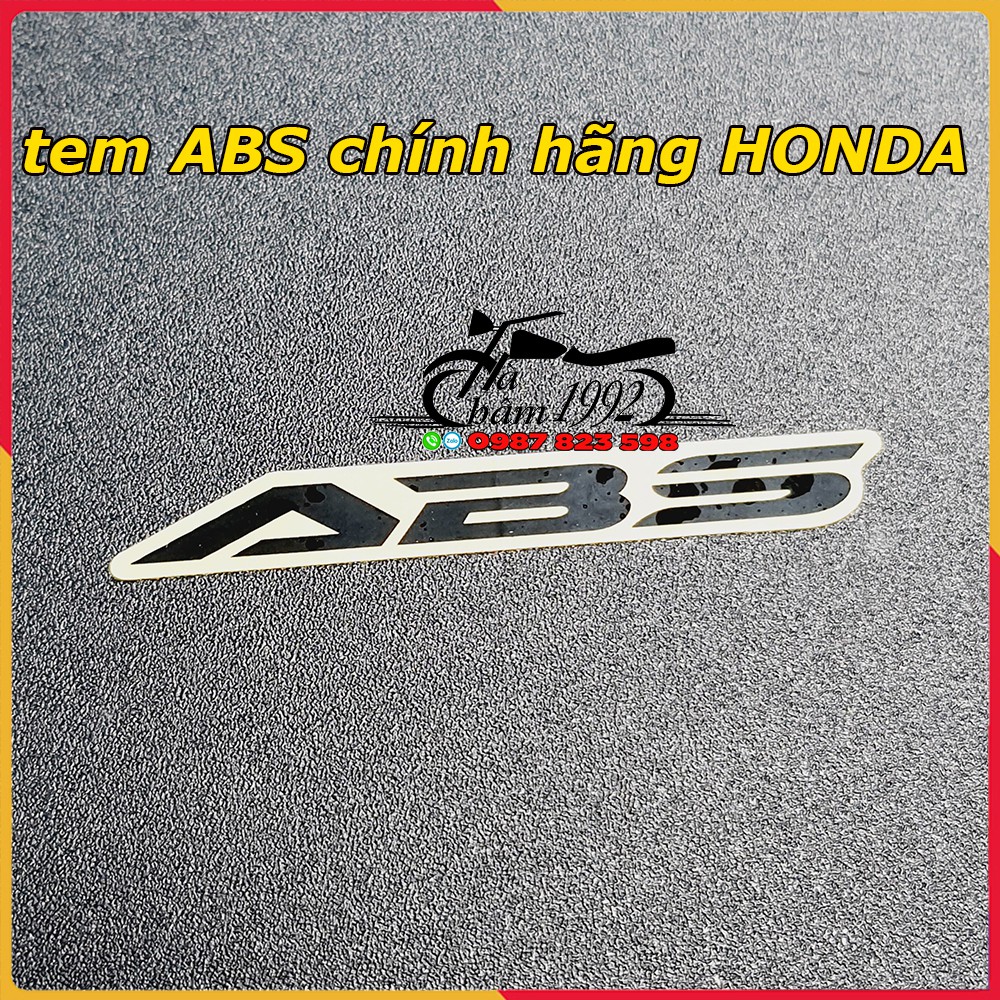 Tem ABS Honda Chính Hãng Dán Honda SH , AB