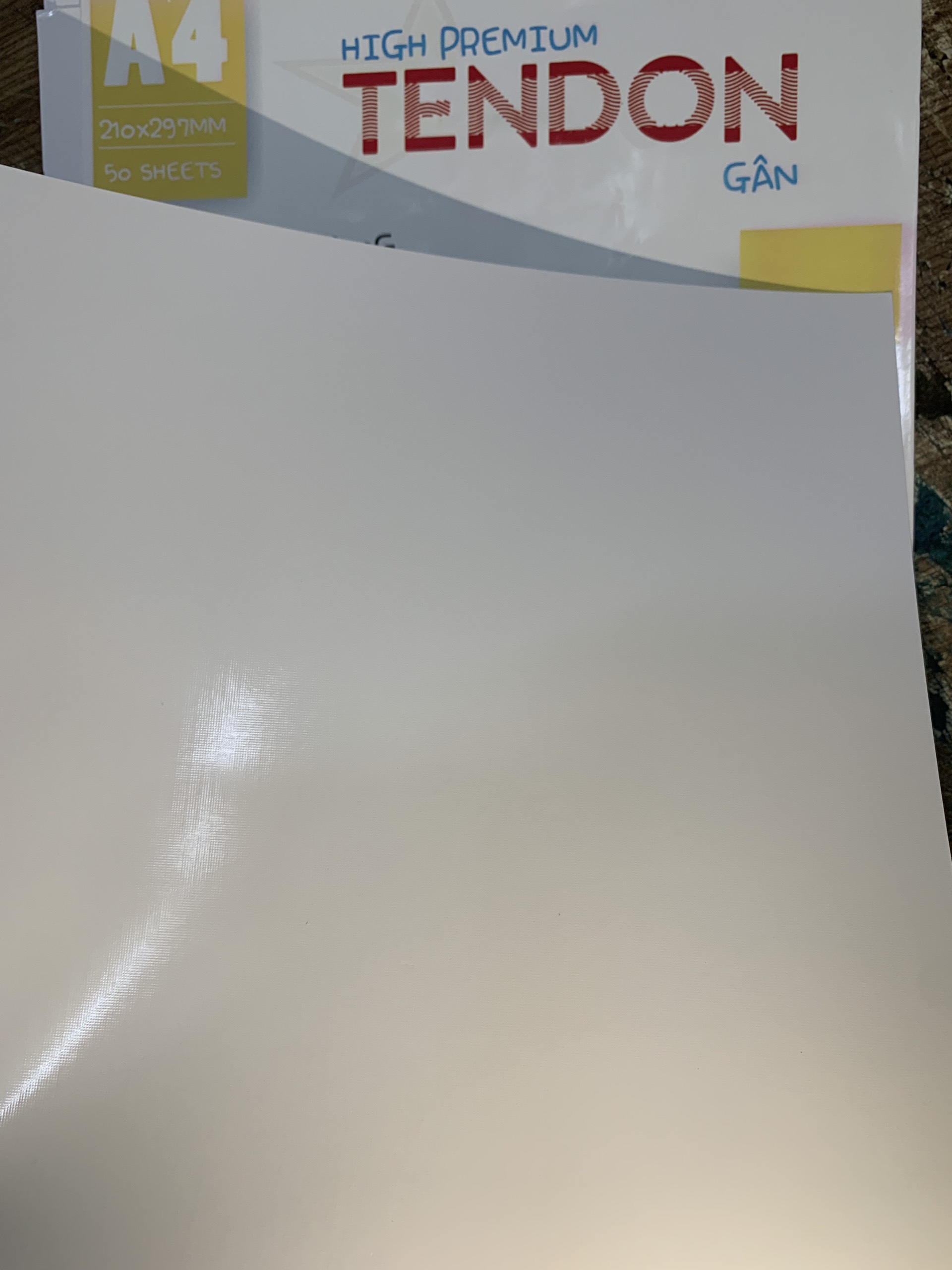 [HCM]Giấy Gân A4 1 Mặt 50 Tờ/ Xấp