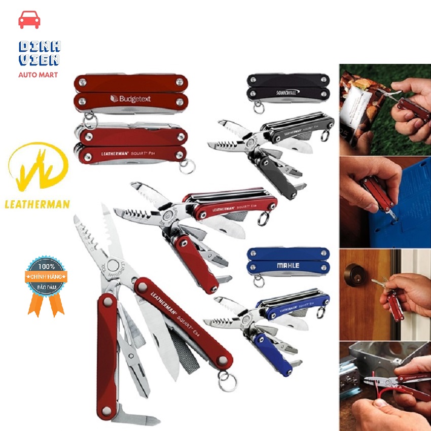 [ NHẬP KHẨU] Kìm Đa Năng Leatherman Squirt ES4 9Tools