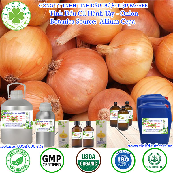 Tinh dầu Củ hành tây Onion essential oil - 10ml