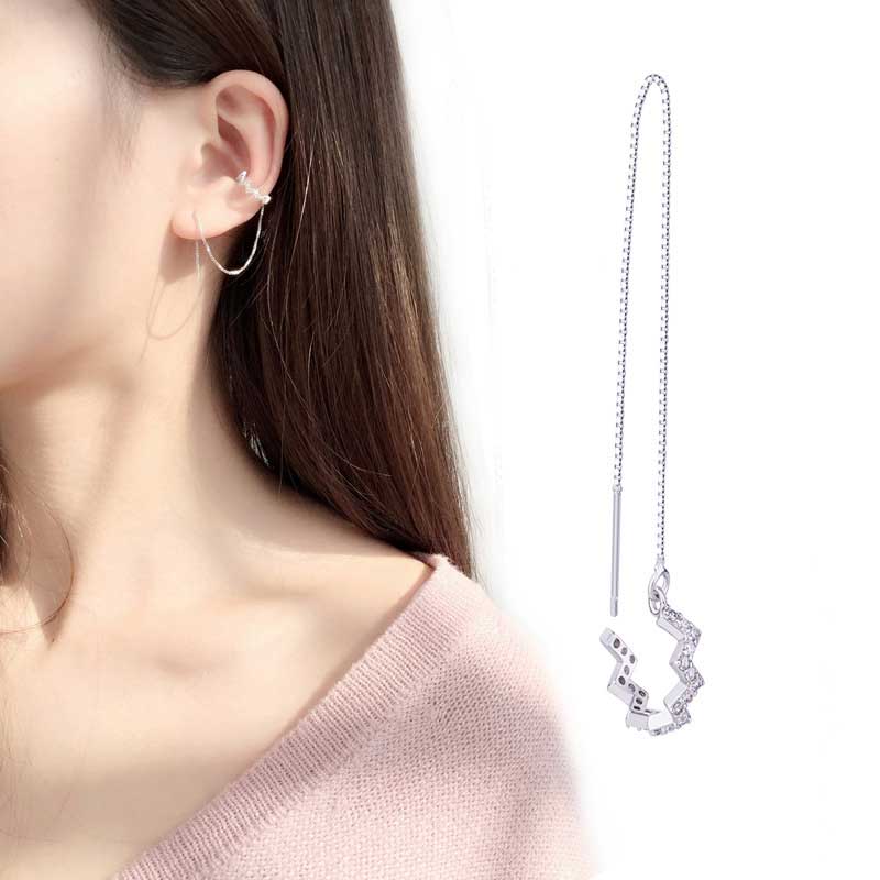 Khuyên tai giả kẹp xỏ lỗ cá tính nữ