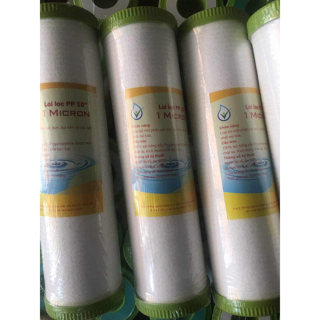 Bộ 3 lõi lọc thô số 3 dùng cho các loại máy lọc nước RO (PP1M-đầu bịt)