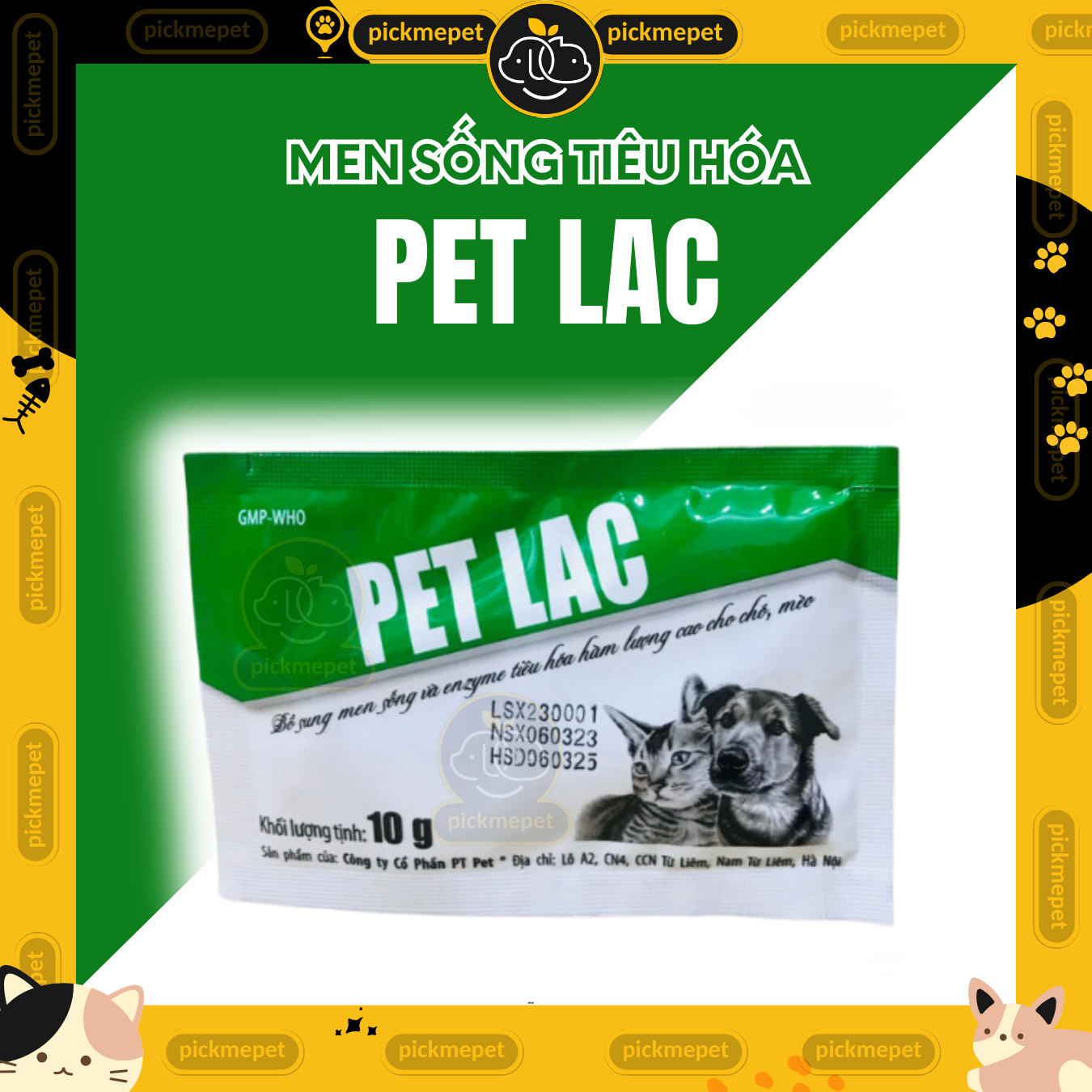ELAC Digestive Live Enzyme | E.LAC prevents digestive disorders for Dogs and Cats 10Gr