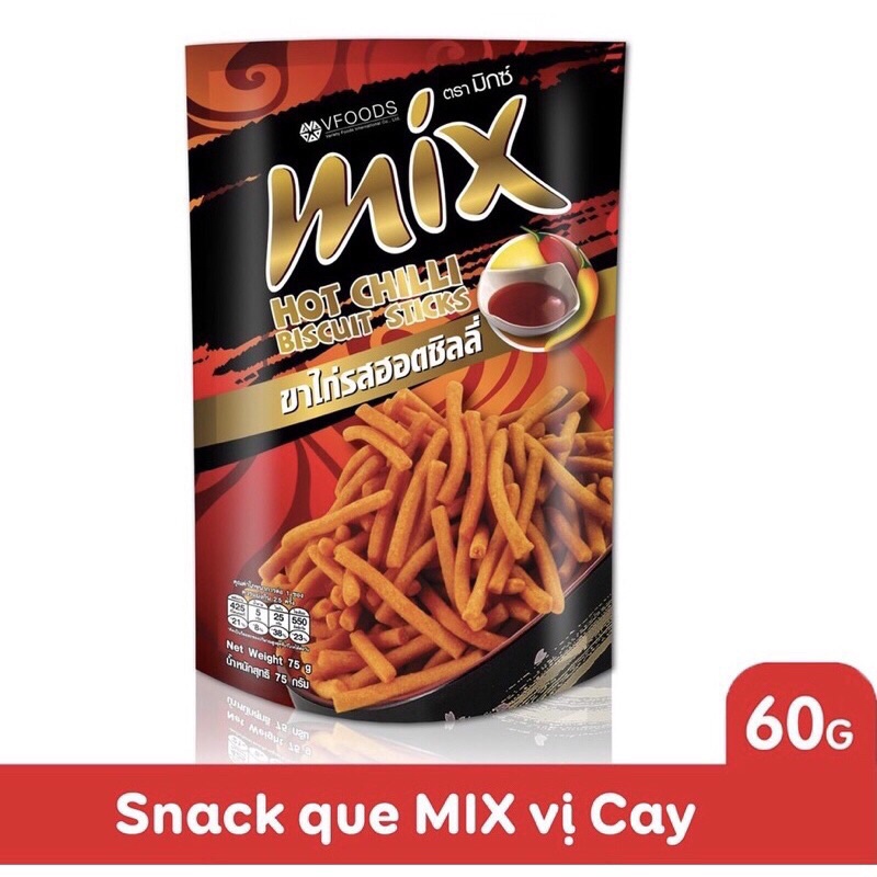(7 Vị) Bánh Que Mix Thái Lan 60g