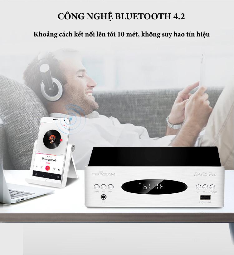 Bộ giải mã âm thanh TRASAM DAC2 Pro Bluetooth 32BIT/192KHZ