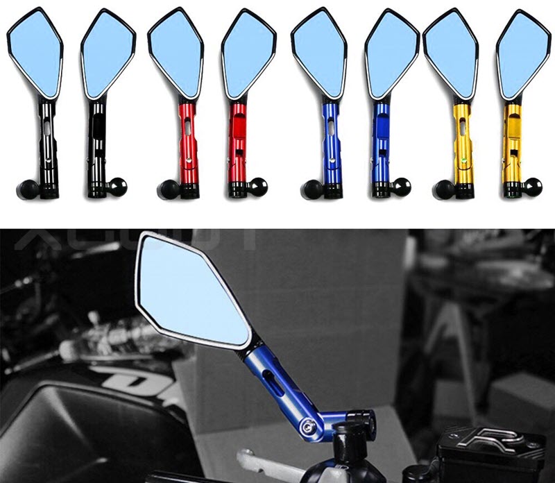 Gương 5 cạnh riroma màu vàng ( 1 chiếc bên trái )