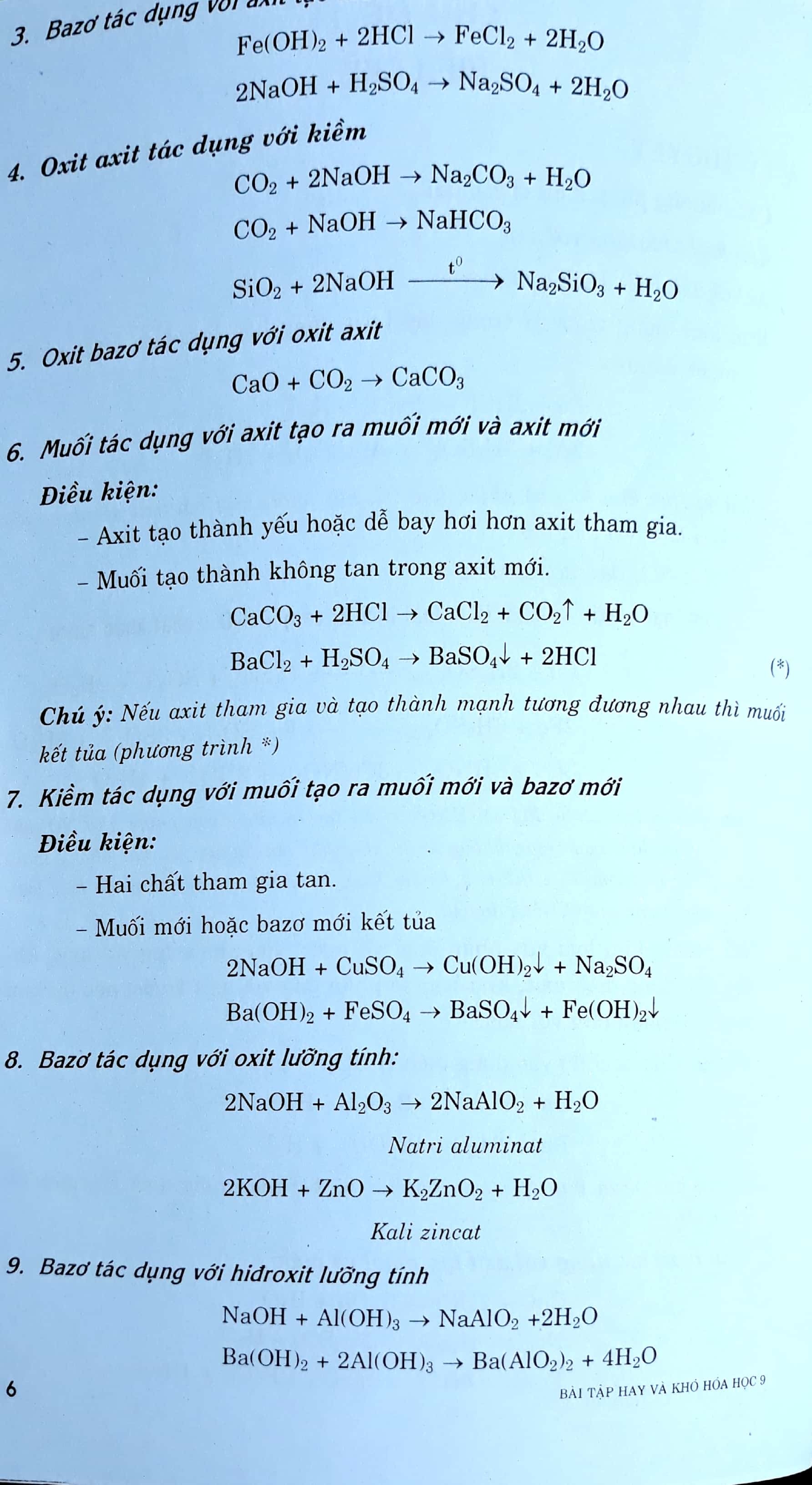 Bài Tập Hay Và Khó Hóa Học 9
