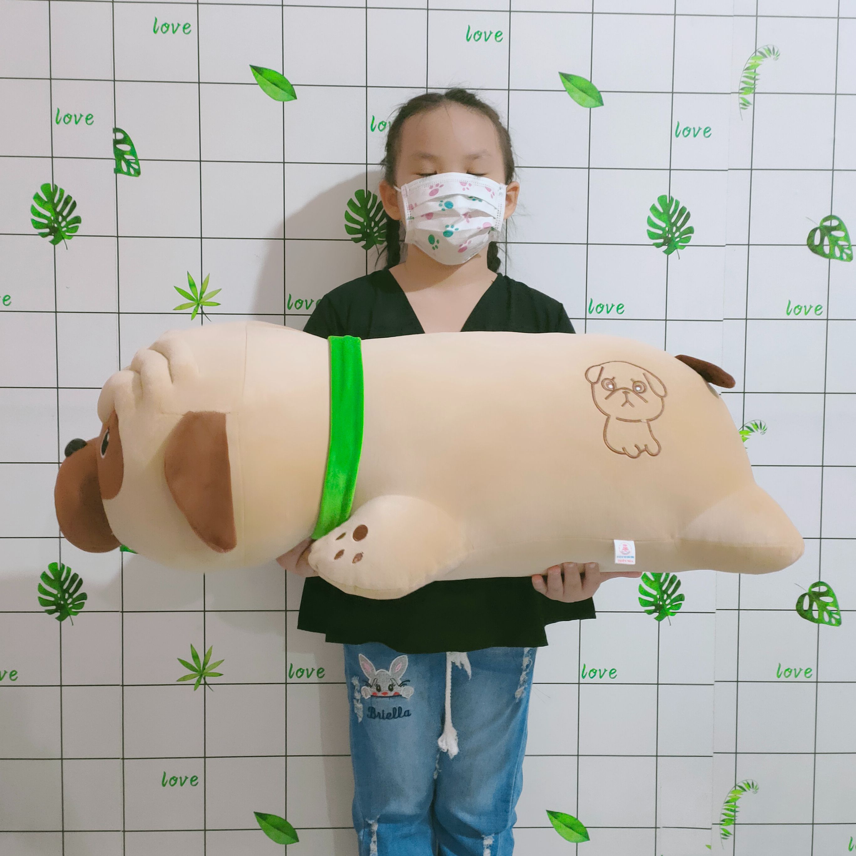 Gấu bông miniso chó pug mặt xệ thú bông chó mặt xệ vải miniso cao cấp quà tặng sinh nhật ý nghĩa cho bé