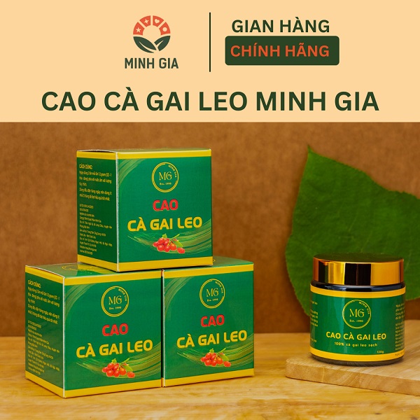 Cao cà gai leo minh gia nguyên chất 120 gram hợp tác viện dược liệu sản xuất mát gan thải độc chống say