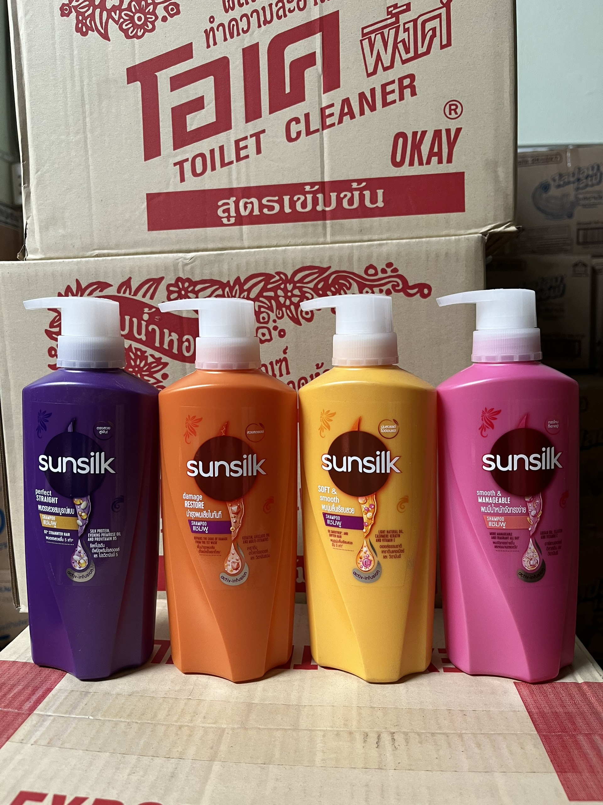 Dầu gội đầu sunsilk chai 425 ml * hàng thái lan