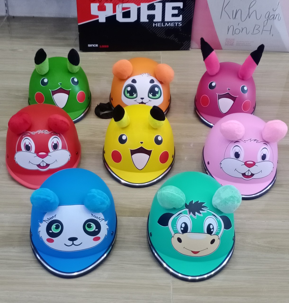 Nón Bảo Hiểm Pikachu Cho Bé Từ 1-3 Tuổi