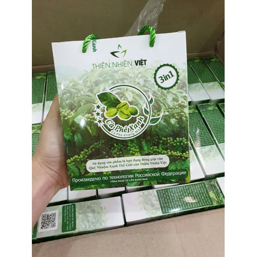 [HCM]Cà Phê Xanh Kháng Mỡ Giảm Cân - Hộp 10 gói